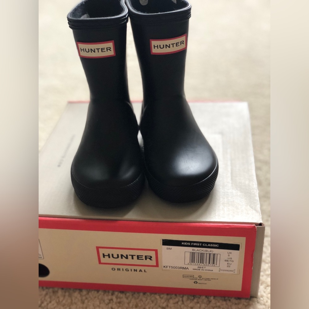 Hunter Toddler Rain Boots size 6